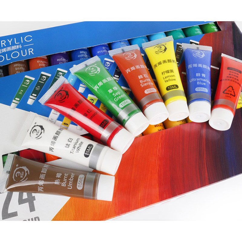 12/24 Color Acrylic Paint Value Pack by Jusenda®